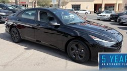 2021 Hyundai Elantra Hybrid Blue